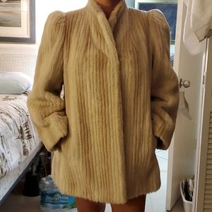 Intrigue Fur Coat (faux) by De Ball, Vintage '60s